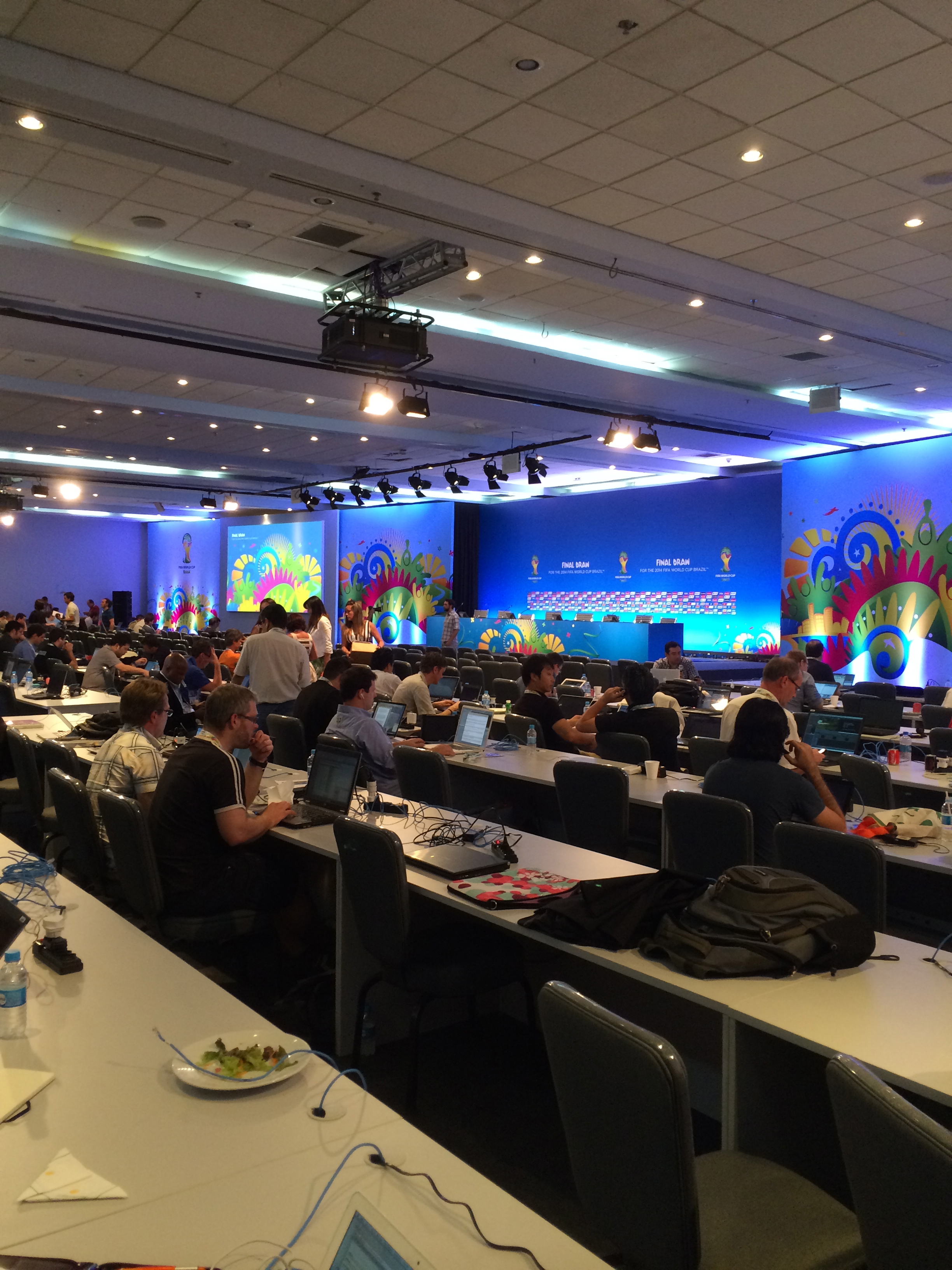 Press area World Cup Draw